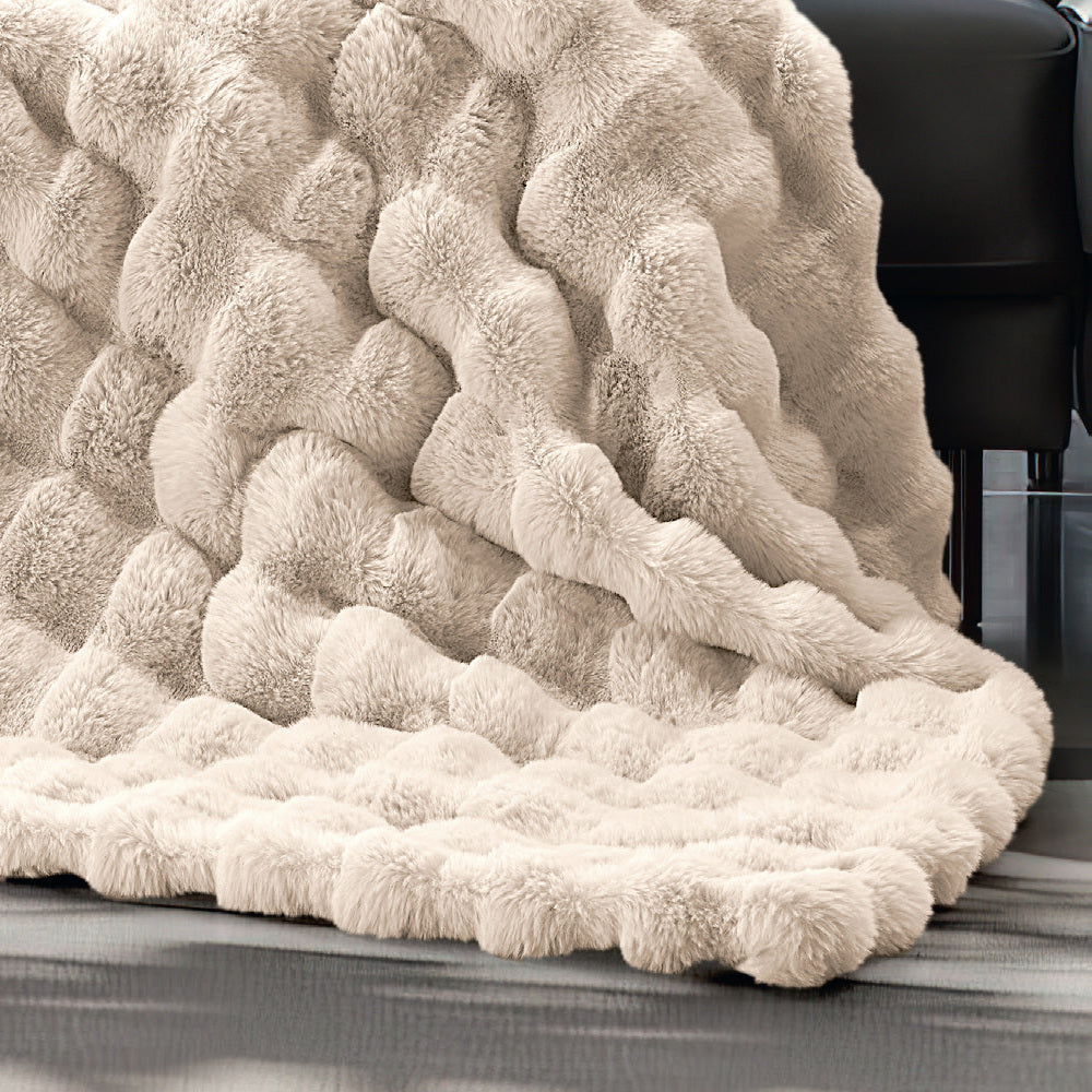Coperta in eco pelliccia 200x240